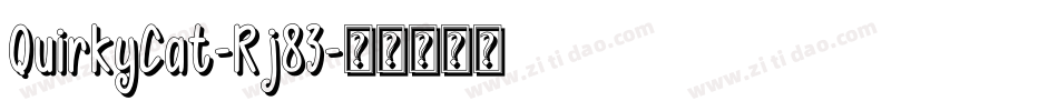 QuirkyCat-Rj83字体转换