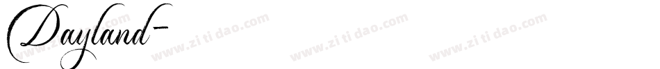 Dayland字体转换