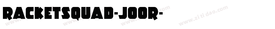 RacketSquad-jOoR字体转换