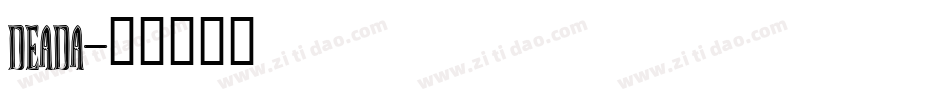 DEADA字体转换