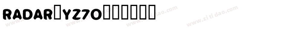 Radar-Yz7O字体转换