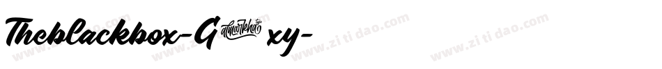 Theblackbox-G4xy字体转换