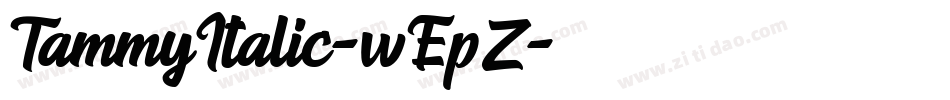TammyItalic-wEpZ字体转换