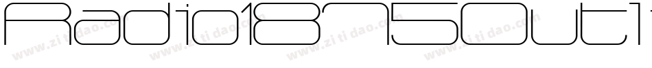 Radio1875Outlined-5B0Z字体转换 Radio1875Outlined-5B0Z字体转换