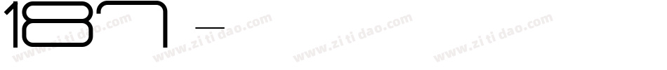 187号字体转换