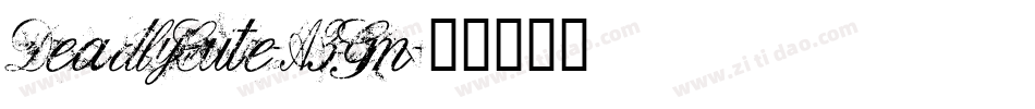 DeadlyCute-A3Gm字体转换