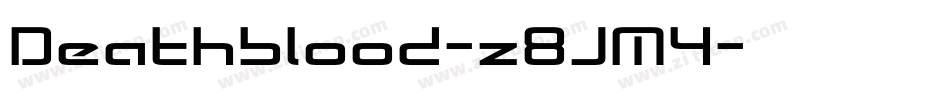 Deathblood-z8JM4字体转换