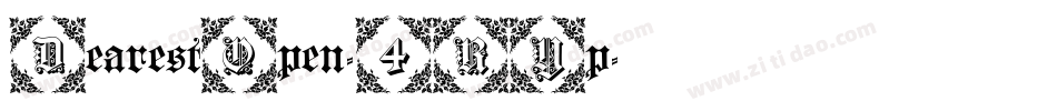 DearestOpen-4RYp字体转换