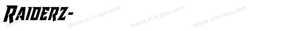 Raiderz字体转换