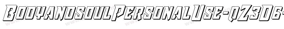 BodyandsoulPersonalUse-qZ3D6字体转换