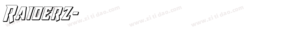 Raiderz字体转换