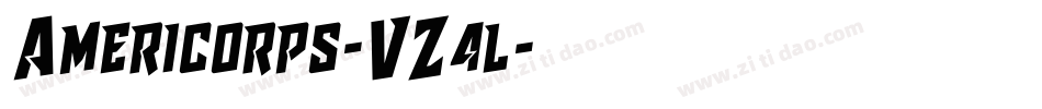 Americorps-VZ4l字体转换