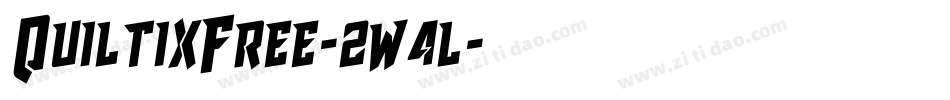 QuiltixFree-2w4l字体转换
