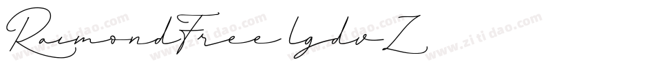 RaimondFree-lgdvZ字体转换