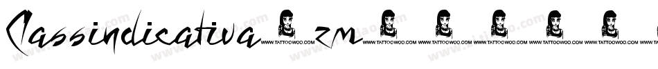 Classindicativa-zm74字体转换