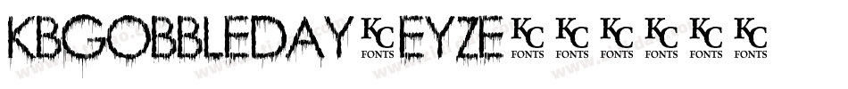 Kbgobbleday-eyZe字体转换