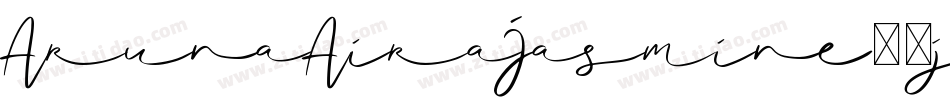 ArunaAiraJasmine-2jLw字体转换