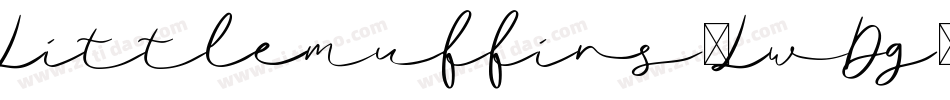 Littlemuffins-LwDg字体转换