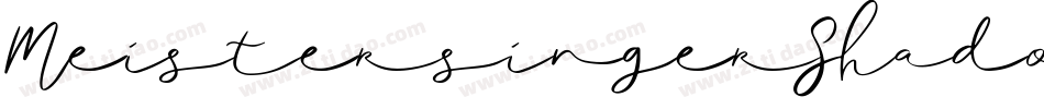 MeistersingerShadow-24Lw字体转换