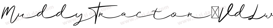 MuddyTractor-VdLw字体转换