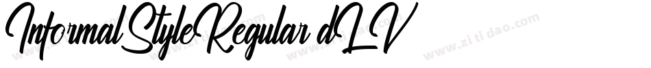 InformalStyleRegular-dL3V字体转换