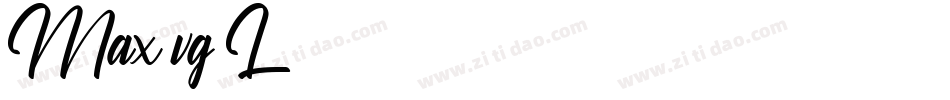 Max-vg4L字体转换