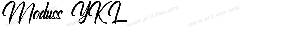 Moduss-9YK4L字体转换