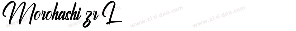 Morohashi-zr4L字体转换