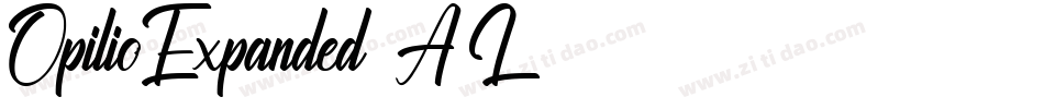 OpilioExpanded-1A4L字体转换