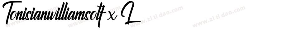 Tonisianwilliamsotf-x4L5字体转换