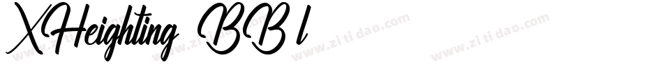 XHeighting-7BB4l字体转换 XHeighting-7BB4l字体转换