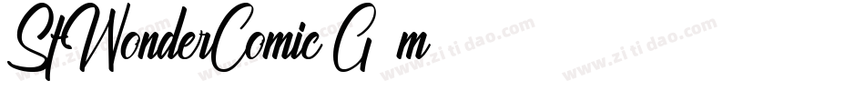 SfWonderComic-G60m字体转换