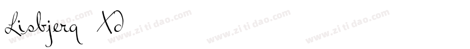 Lisbjerg-24Xd字体转换