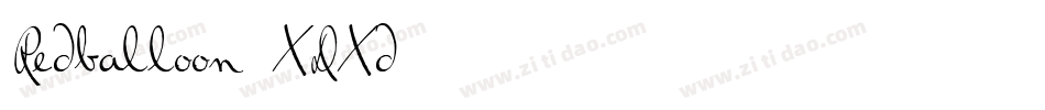 Redballoon2-XDXd字体转换