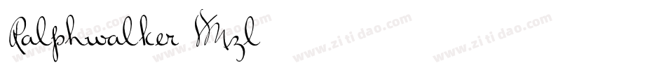 Ralphwalker-VMzl字体转换