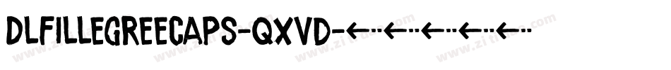 Dlfillegreecaps-qxVd字体转换