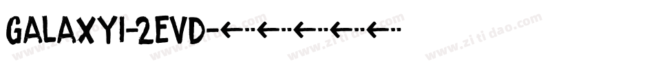 Galaxyi-2EVd字体转换