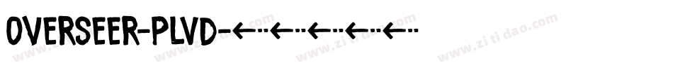 Overseer-pLVd字体转换 Overseer-pLVd字体转换