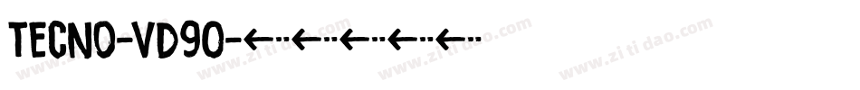 Tecno-Vd90字体转换