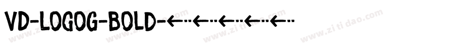 VD-LogoG-Bold字体转换