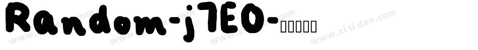 Random-j7EO字体转换 Random-j7EO字体转换