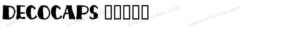 DecoCaps字体转换