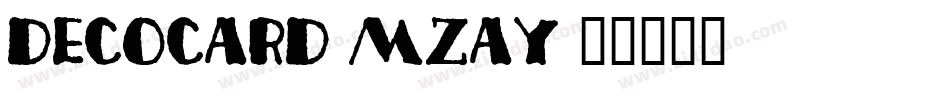 DecoCard-MZAY字体转换