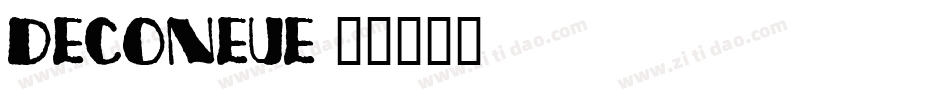 DecoNeue字体转换