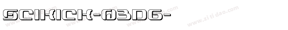 Scikick-q3d6字体转换
