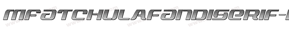 MFatchulAfandiSerif-dXzx字体转换