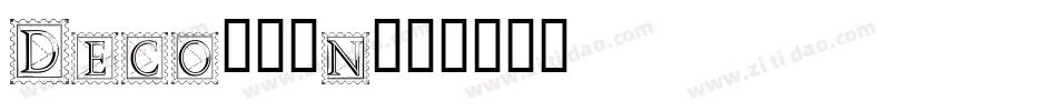 Deco035n字体转换