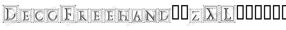 DecoFreehand-3zXL字体转换