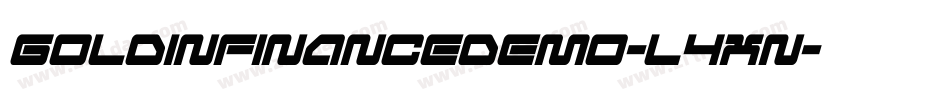 GoldinFinancedemo-L4xn字体转换 GoldinFinancedemo-L4xn字体转换