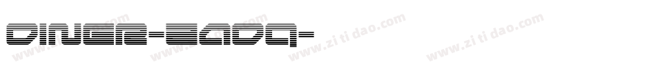 Diner-ZaDq字体转换 Diner-ZaDq字体转换